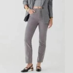 J. Crew Vintage Slim-straight Corduroy Pants Gray Size 31 NWT